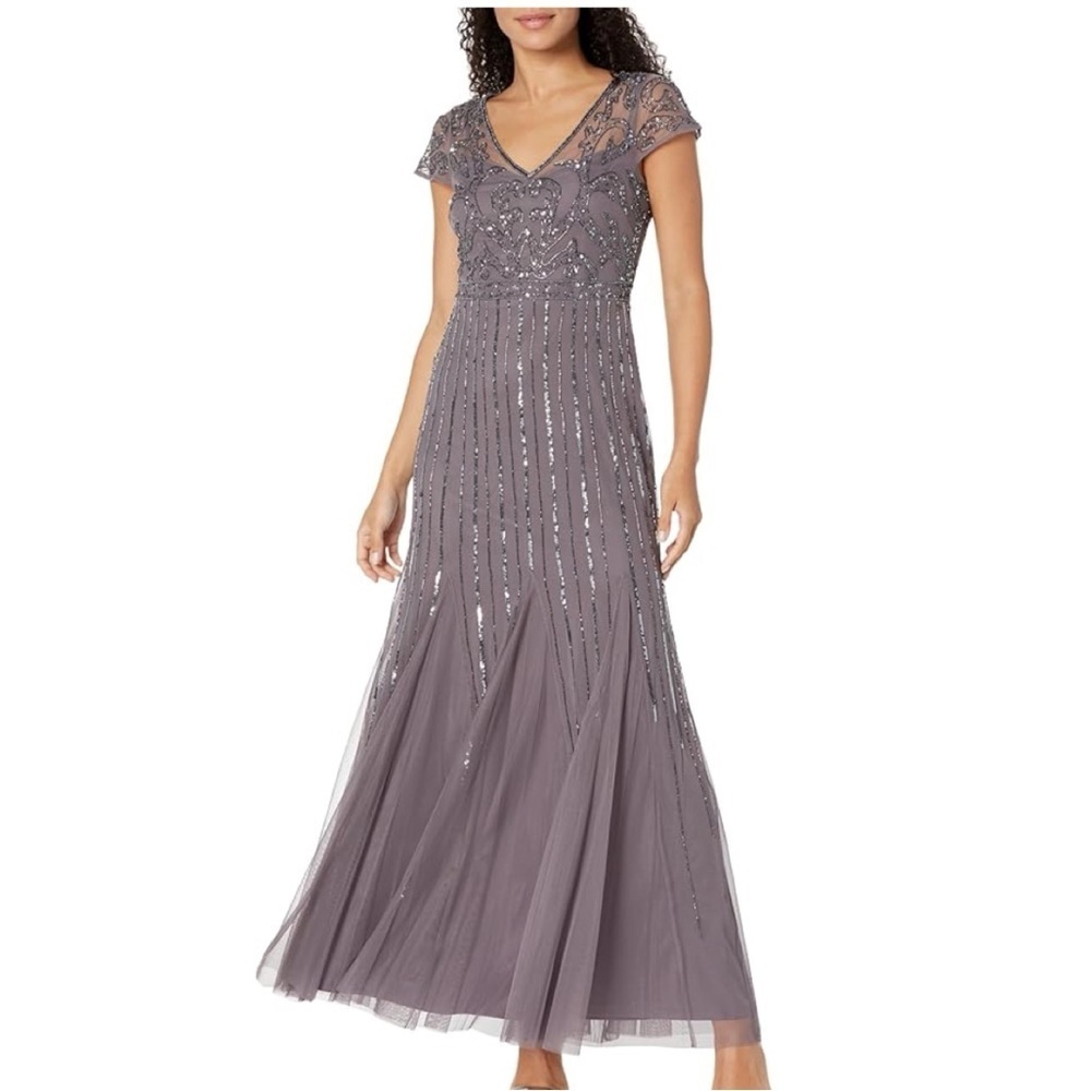 ✨ ADRIANNA PAPELL Beaded Dress✨